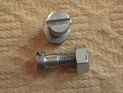 Control levers screws and nuts